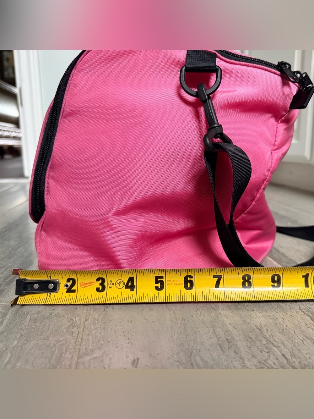 L.L.Bean Pink Hanging Travel Toiletry Bag Organizer | Large Cosmetic Case - Picture 13 of 14